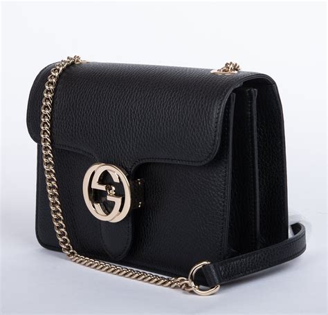 borsa nera tracolla gucci|borse Gucci da donna.